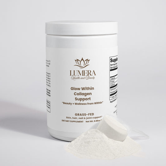 Grass-Fed Hydrolyzed Glow Within Collagen Peptides Powder