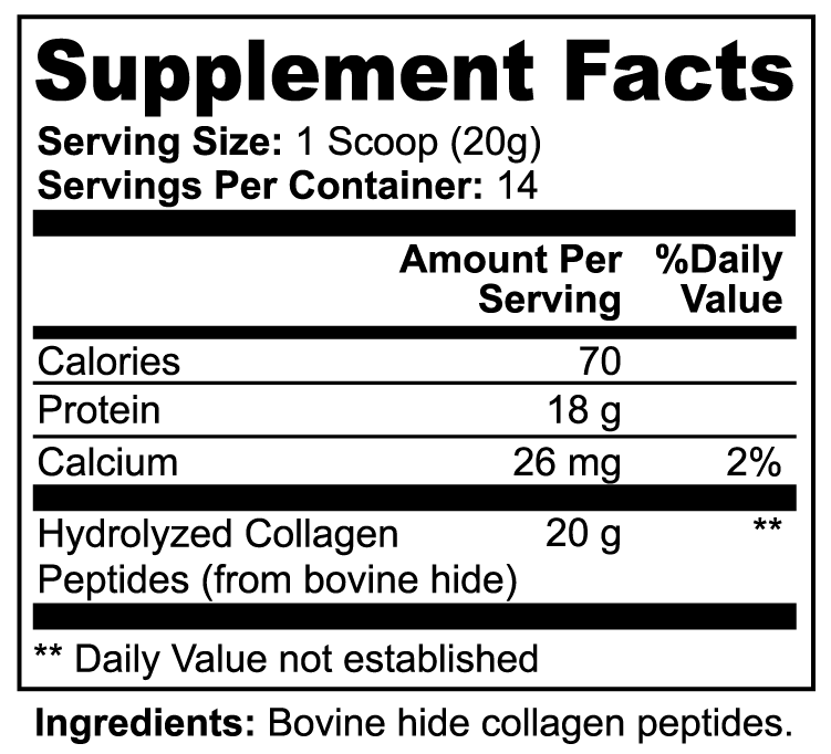 Grass-Fed Hydrolyzed Glow Within Collagen Peptides Powder